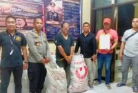 Polsek Bayongbong mengamankan seorang pria berinisial M (39), warga Kecamatan Kuta Blang, Kabupaten Bireuen, Aceh.