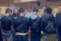 Tim Resmob Ditreskrimum Polda Jawa Barat melalui Kring Priangan Timur mengamankan empat orang terduga pelaku dugaan tindak pidana penganiayaan. ( Poto dok Humas Polda Jabar)