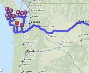 Our Route Across the Country – Part 3