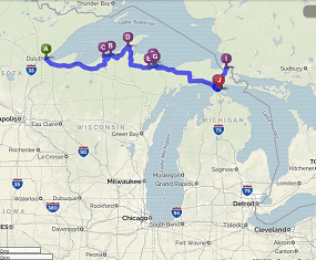 Our Route Across the Country – Part 15