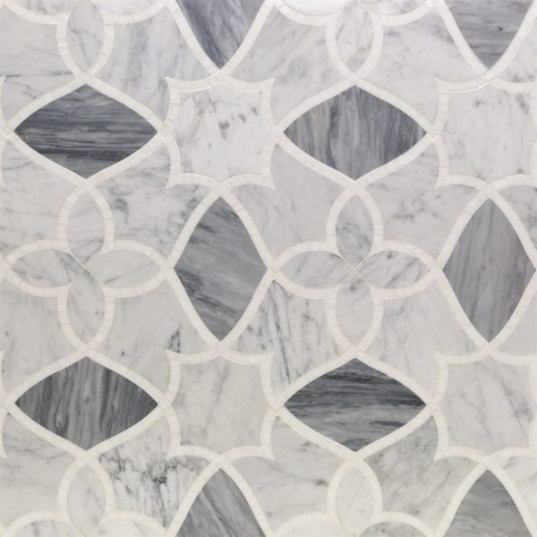 White Carrara, Bardiglio Nuvelato & White Thassos