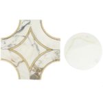 Mj Star 2.0 Calacutta With Crema Marfil Line & Calacutta Circle