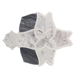 Alstromeria – White Carrara, Bardiglio Nuvelato & White Thassos