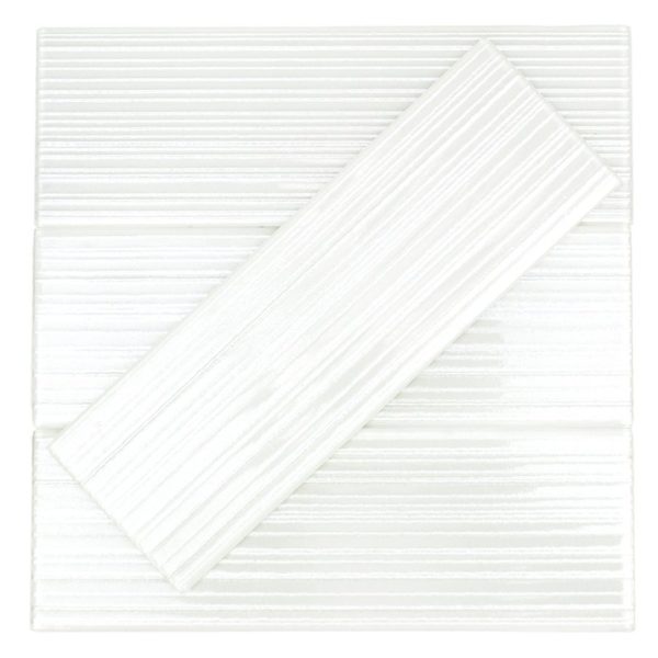 Uptown Sense Stripes 4 x 12 Bright White