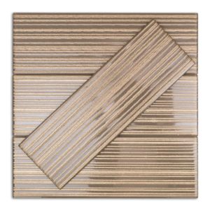 Uptown Sense Stripes 4 x 12 Fawn