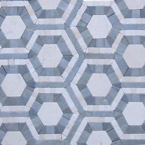 Evo Hex Carrara & Moonstone