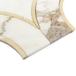 Mj Star 2.0 Calacutta With Crema Marfil Line & Calacutta Circle