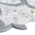Kurin – White Carrara & Burlington Gray Polished