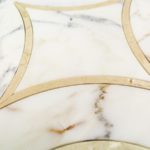 Mj Star 2.0 Calacutta With Crema Marfil Line & Calacutta Circle