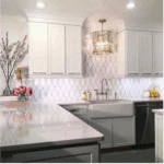 Empress Kaarina – White Thassos With Antique Mirror Line