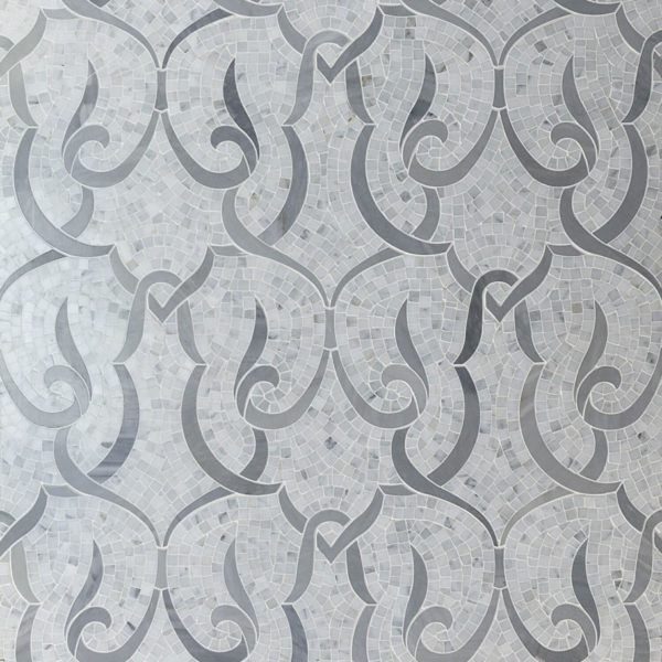 Kurin – White Carrara & Burlington Gray Polished