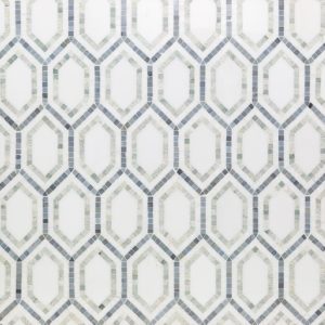 New Era Thassos Long Hexagon With Ming Green, Thassos, Lin Blue