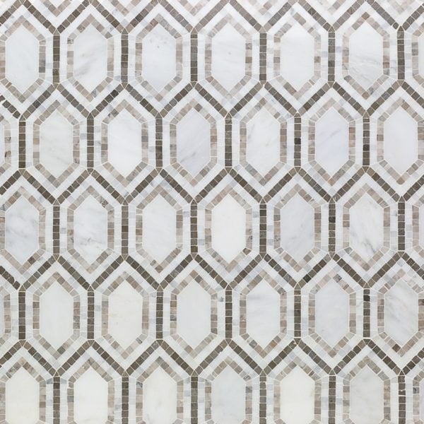 New Era Asian Long Hexagon With Temple Gray, Asian Statuary, Lagos