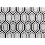 New Era White Carrara Long Hexagon With Lagos, White Carrara, Black