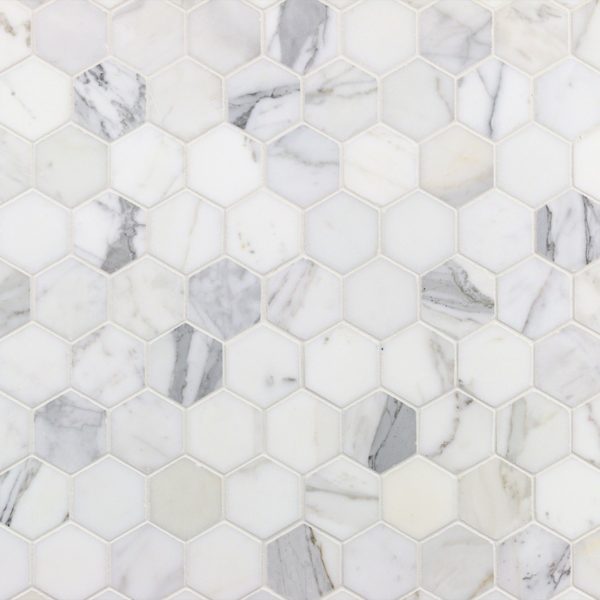 Calacatta 2″ Hexagon
