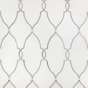 Empress Kaarina - White Thassos With Antique Mirror Line