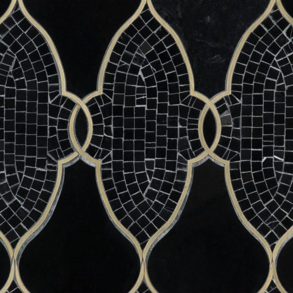 Empress Anastasia – Black Jade With Brass Line