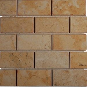 Jerusalem Gold 2 x 4 Beveled Brick