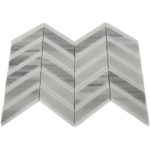 Chevron Weave – Cipollino With Thassos Strips
