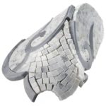 Kurin – White Carrara & Burlington Gray Polished