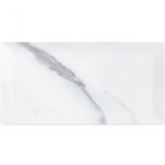 Calacatta 3 x 6 Beveled