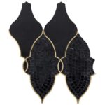 Empress Anastasia – Black Jade With Brass Line