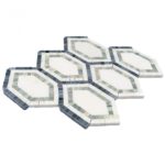 New Era Thassos Long Hexagon With Ming Green, Thassos, Lin Blue
