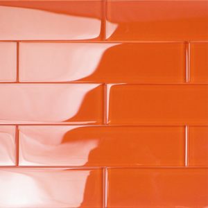 Crystal Burnt Orange 2 x 8 Polished