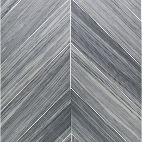Milan Gray 6 x 24 Chevron