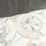 Mj Star 2.0 Calacutta With Crema Marfil Line & Calacutta Circle
