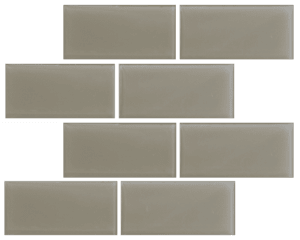 Tluna 3" x 6" Subway Glass