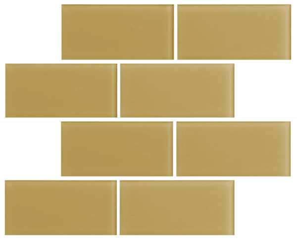 Saffron 3″ x 6″ Subway Glass