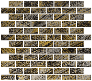 Graffiti Brickset 1" x 2"