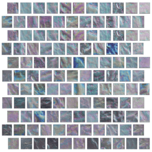 Silver Fizz 1" x 1" Offset