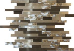 Mixed Metal 3D Random Linear Mosaic