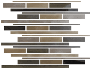 Artic Boom Random Linear Metal Mosaic