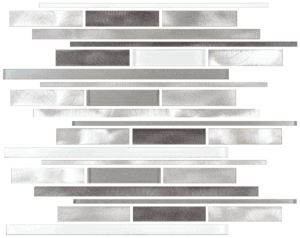 Dorado Random Linear Metal Mosaic