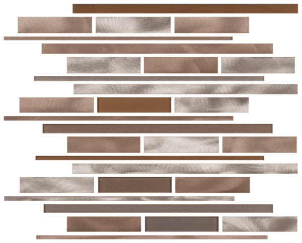 Draco Random Linear Metal Mosaic