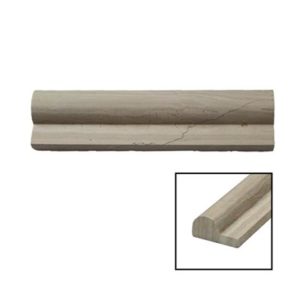 Stone Brushed Chair Rail 2 x 8 Wooden Beige