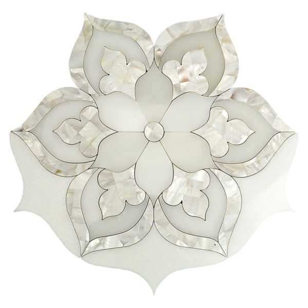 Mj Juliet – White Thassos, Royal White & Mother Of Pearl
