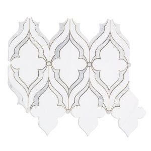 Mj Viola - White Thassos With White Carrara Lines
