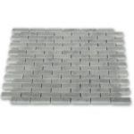 White Carrara 1 / 2 x 2 Brick
