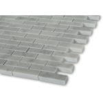 White Carrara 1 / 2 x 2 Brick