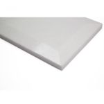 White Thassos Beveled Edge 3 x 6 Polished