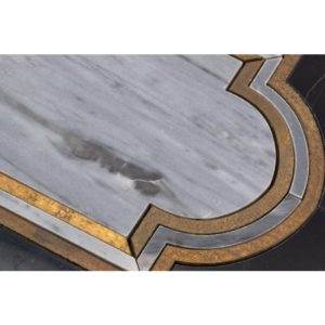 Ornato Messina – Bardiglio Imperial, Brass & Black Jade