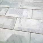 Beveled White Carrara 3 x 6 Polished