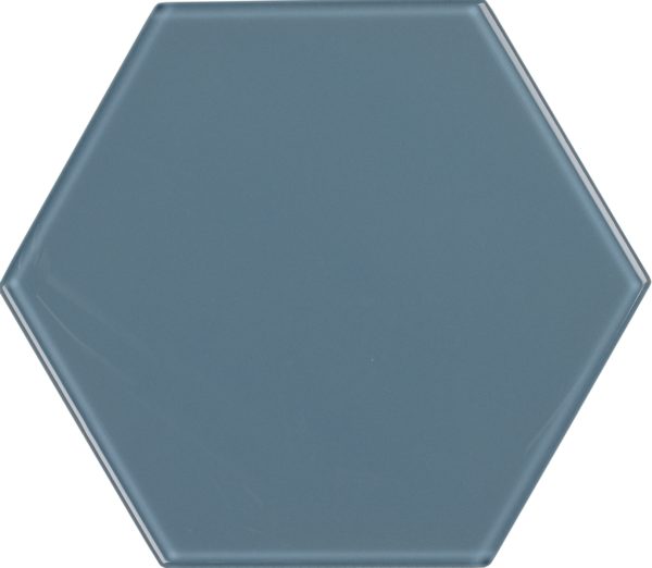 8″ Glass Hexagon – Downpour