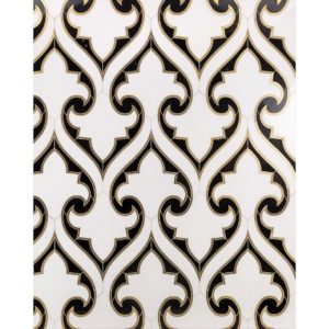 Shangri-La – White Thassos, Black Marble & Brass