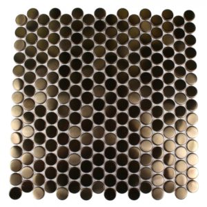 Metal Copper 3 / 4 Circles