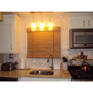 Pearl White Flat 1 x 1 Squares